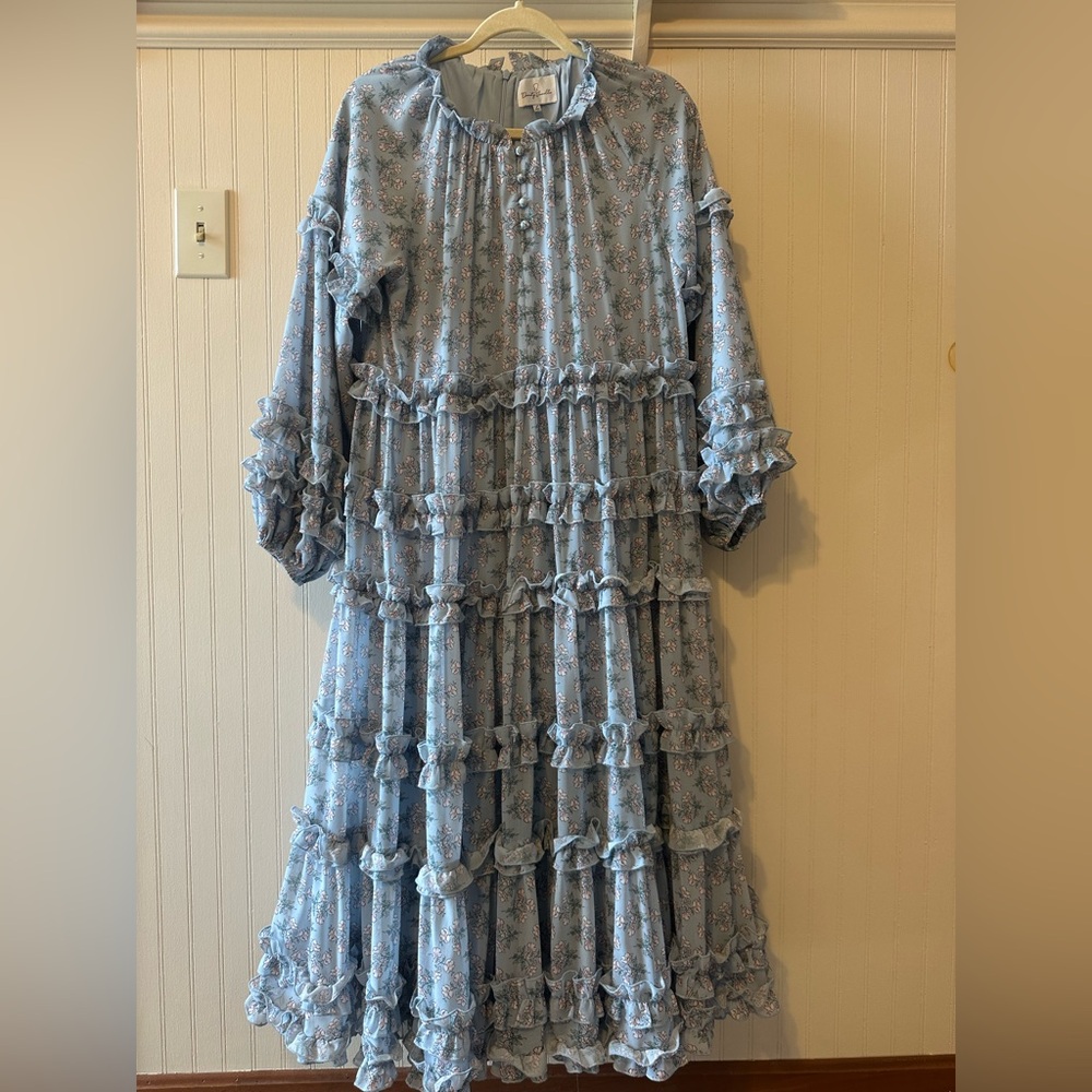 Dainty Jewells Ruffle Midi Dress